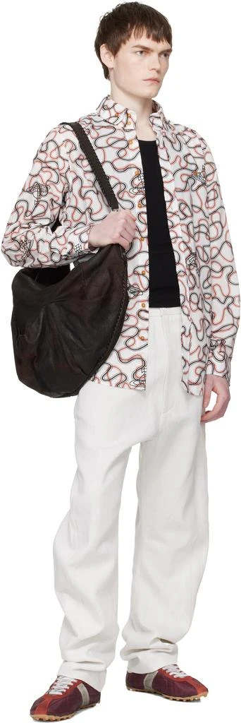 Vivienne Westwood Brown Agnes Large Shoulder Bag 4