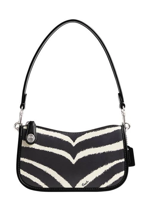 Coach Zebra Printed Swinger 2 0 Handbag 1