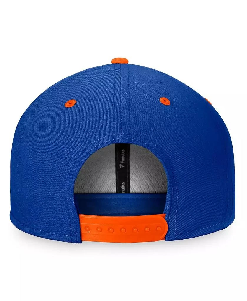 Fanatics Men's Royal/Orange New York Islanders Heritage City Two-Tone Snapback Hat 4