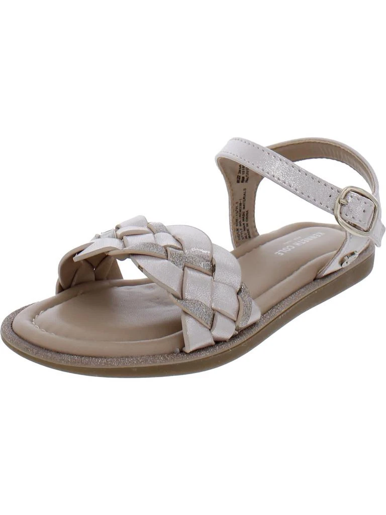 Kenneth Cole Girls Flats Open Toe Ankle Strap 4