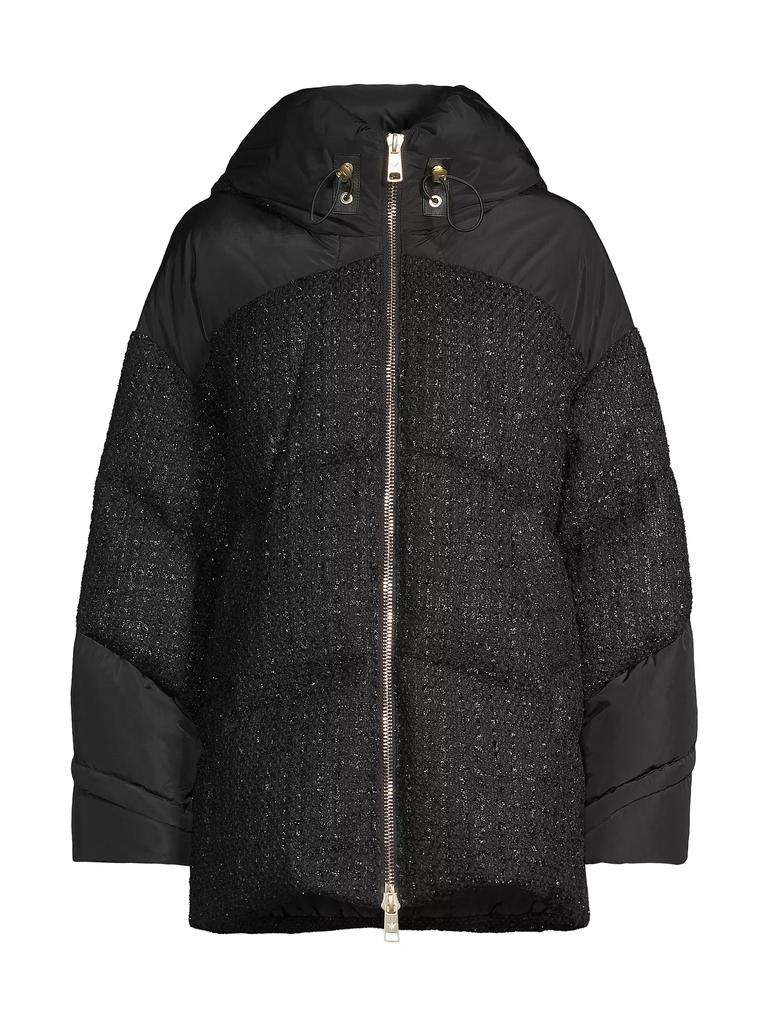 Nicole Benisti Matilde Tweed Down Puffer Jacket