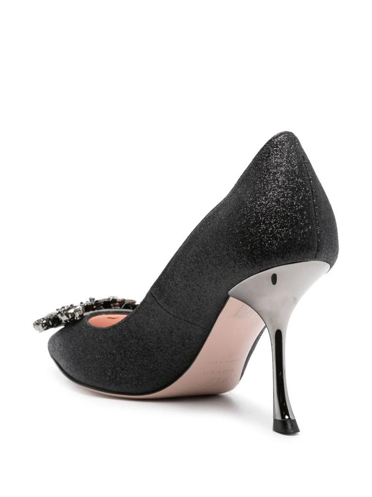 Roger Vivier ROGER VIVIER - Rv Bouquet Strass Leather Pumps 3