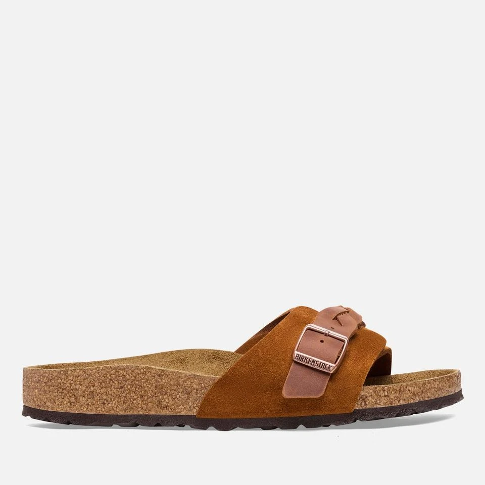 Birkenstock BIRKENSTOCK WOMEN'S PULA SUEDE SLIM-FIT SANDALS 1