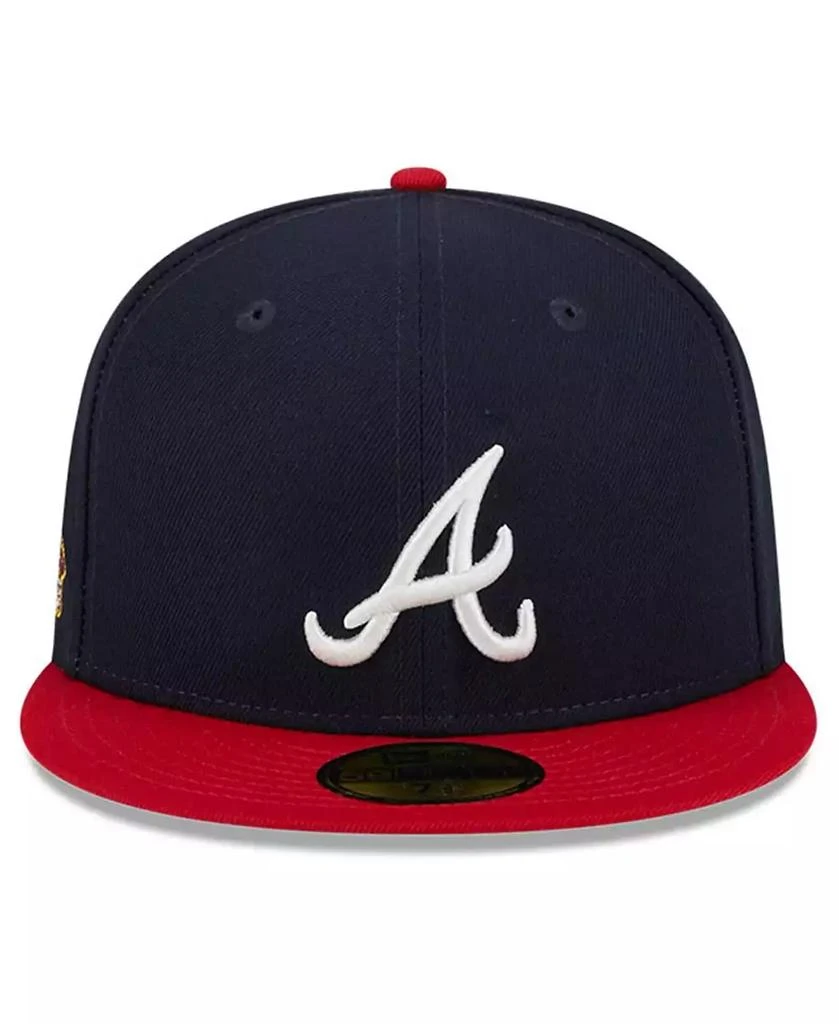 New Era Men's Navy Atlanta Braves Big League Chew Team 59FIFTY Fitted Hat 4