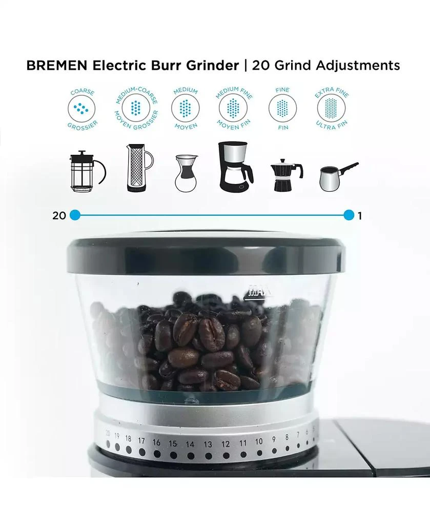GROSCHE BREMEN Burr Electric Coffee Grinder 2