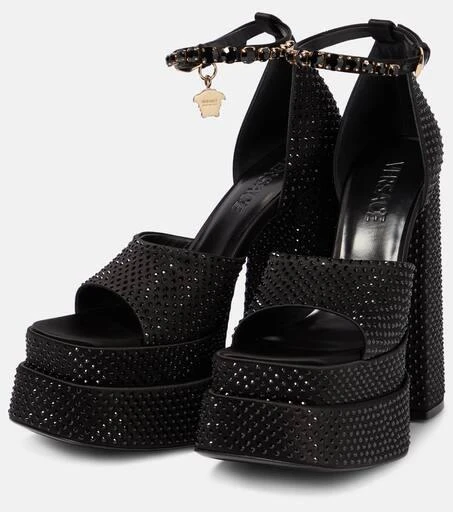 Versace Medusa Aevitas embellished platform sandals 5