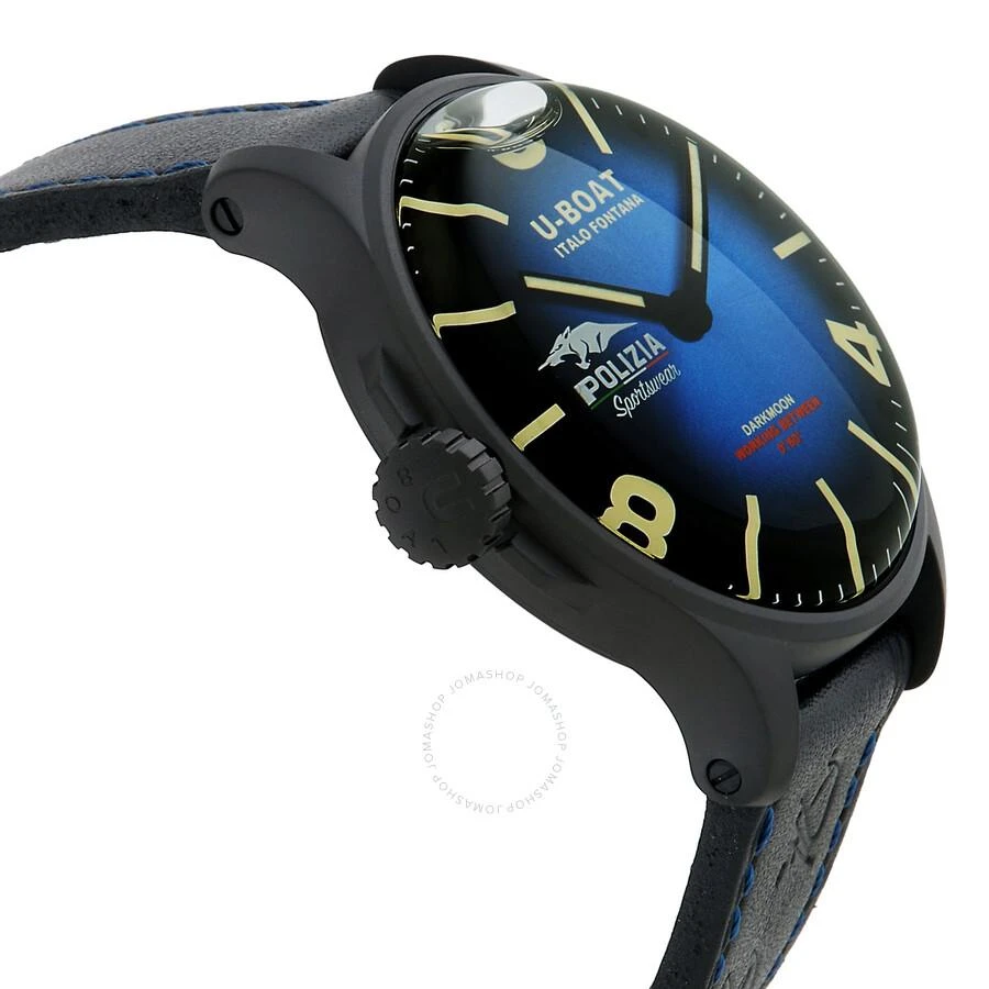 U-Boat Lefty Darkmoon Pantera Quartz Blue Dial Men's Watch 9180 2