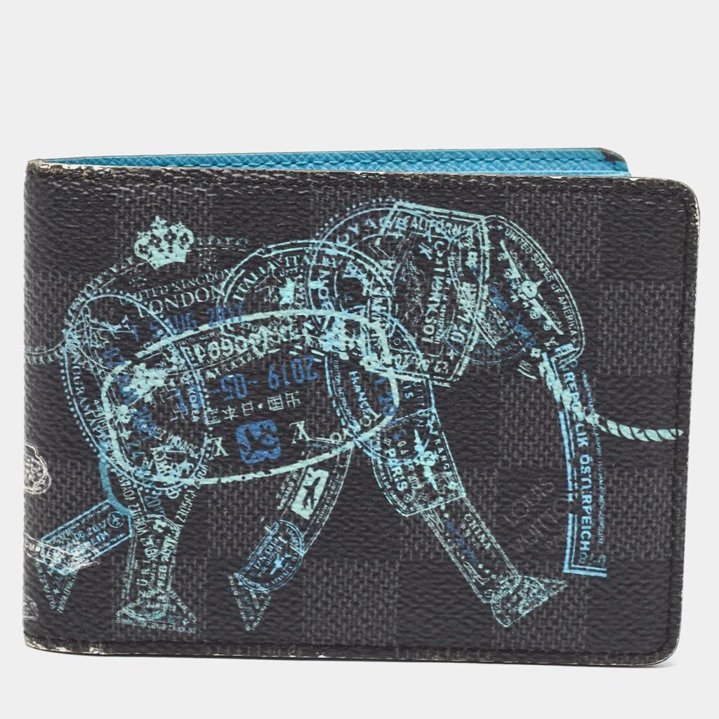 Louis Vuitton Louis Vuitton Damier Graphite Canvas Animal Slender Wallet 1
