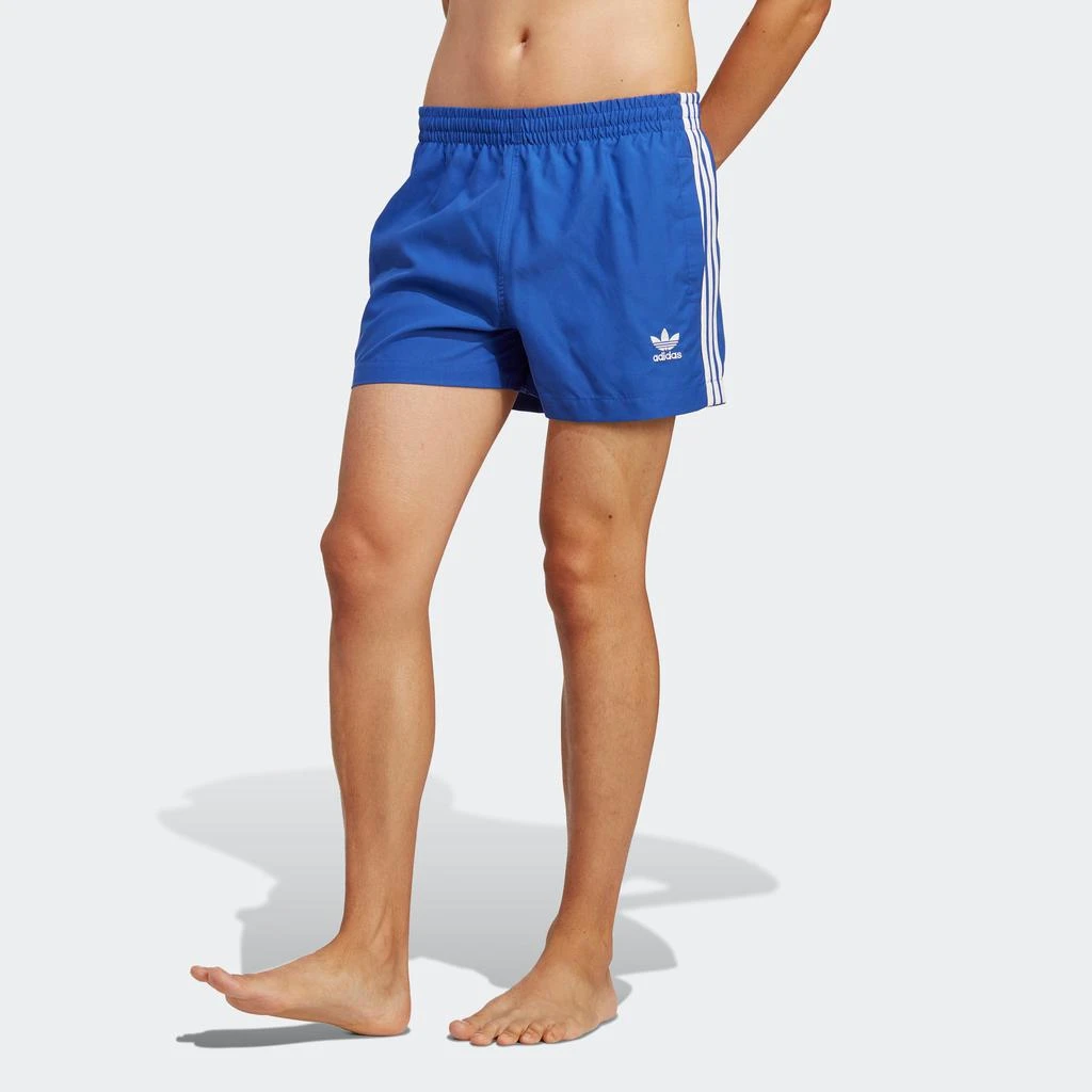 adidas Men's adidas Adicolor 3-Stripes Swim Shorts 8