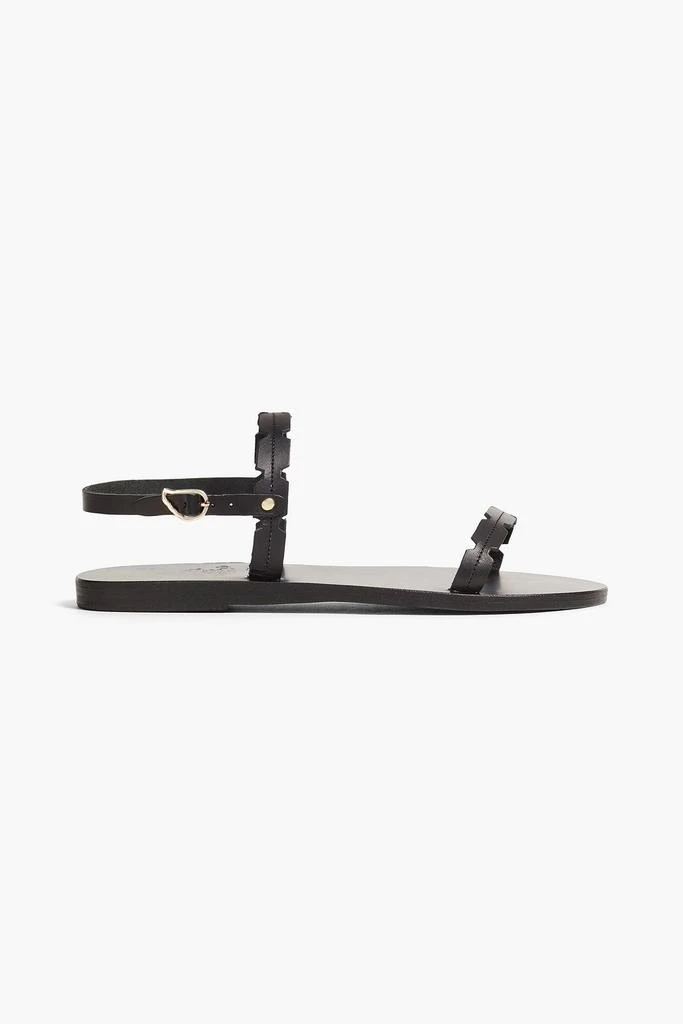 ANCIENT GREEK SANDALS Clio laser-cut leather slingback sandals 1