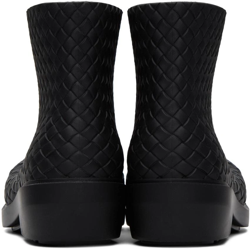 Bottega Veneta Black Fireman Boots - Free Shipping - BeyondStyle display picture 3