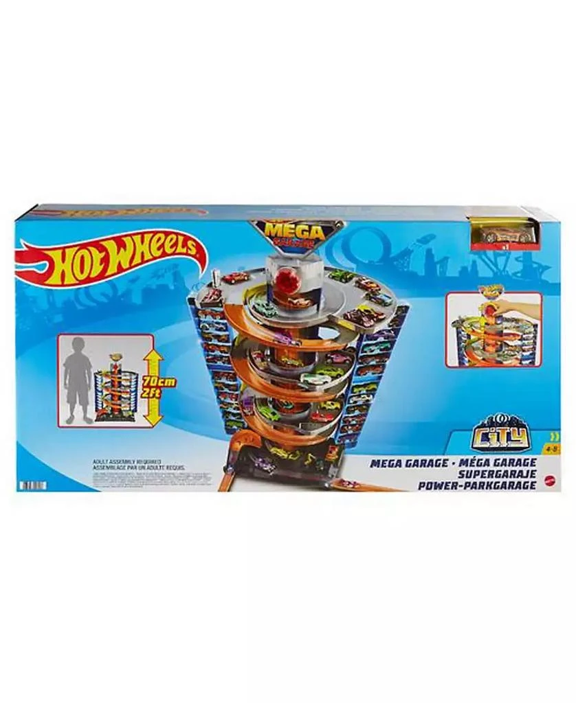 Hot Wheels City Mega Garage Playset Cars 4