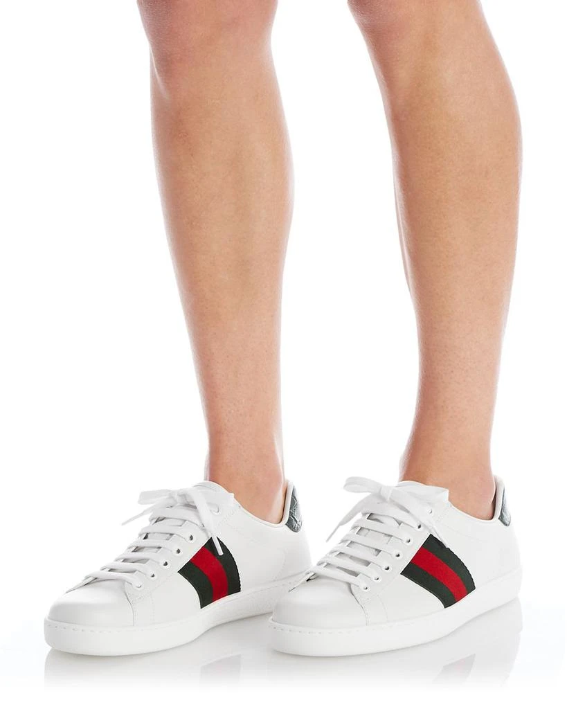 Gucci Men's Ace Leather Low Top Sneakers 2
