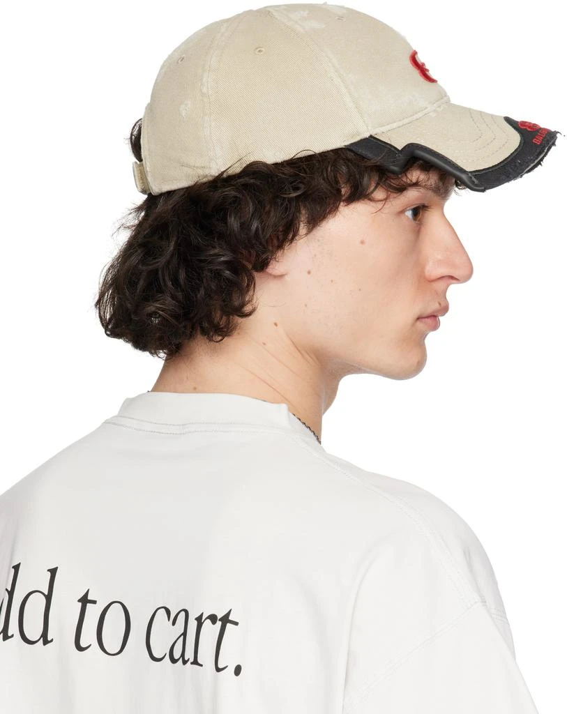 Balenciaga Beige Under Armour Edition Double Unity Cap 3