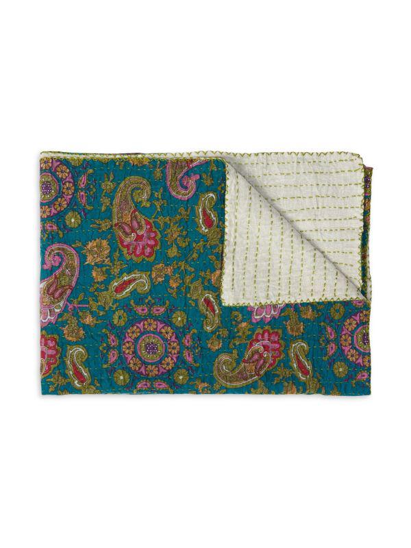 TAJ HOTEL Taj Hotel Kantha Cotton Throw