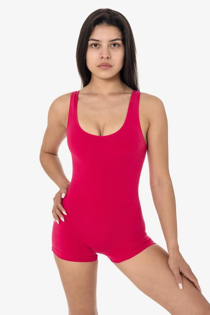 Los Angeles Apparel 83051GD-SH - Garment Dye Tank Short Biketard 2