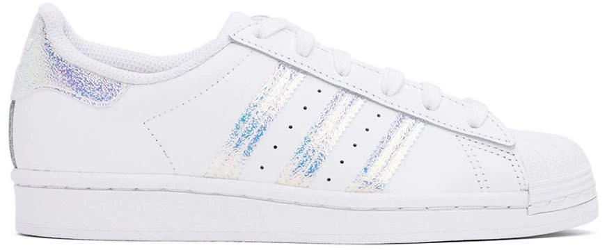 Adidas Kids White Superstar Big Kids Sneakers