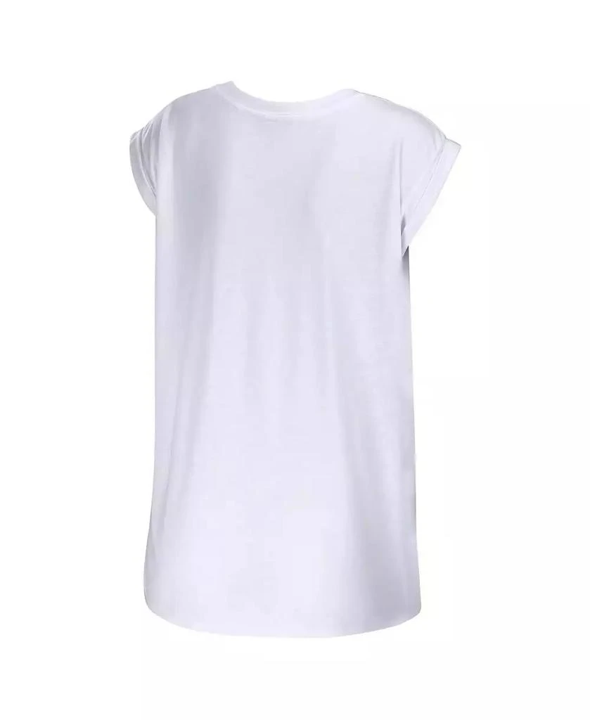 WEAR by Erin Andrews Women's White Boston Bruins Domestic Tank Top 3