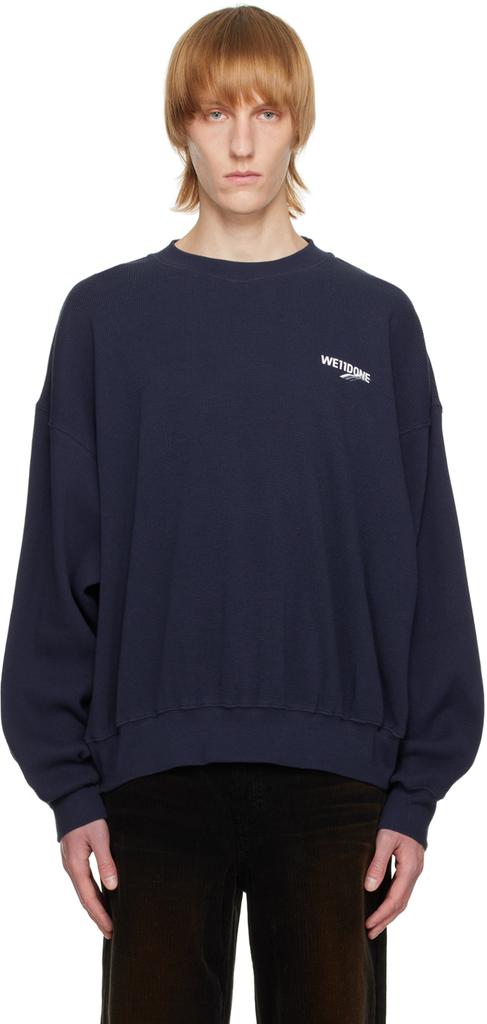 We11done Navy Basic 1506 Sweatshirt
