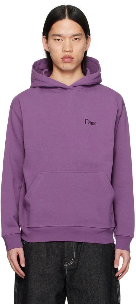 Dime Purple Classic Hoodie 1