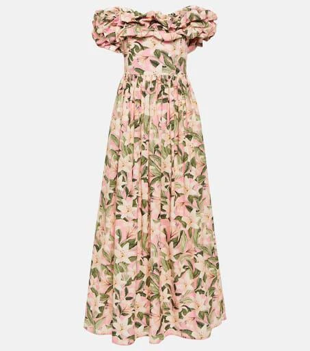 Agua by Agua Bendita Espliego floral cotton maxi dress 1