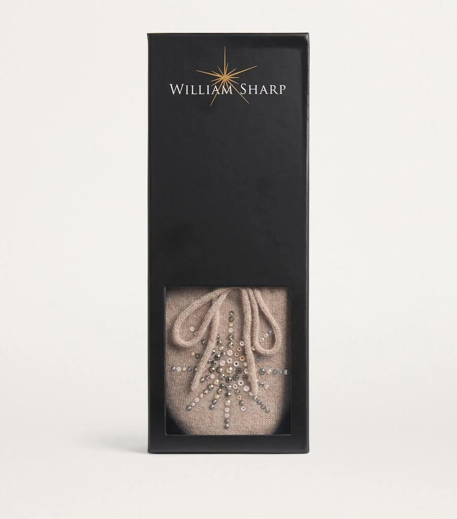 William Sharp Cashmere Crystal Dolly Slippers 7
