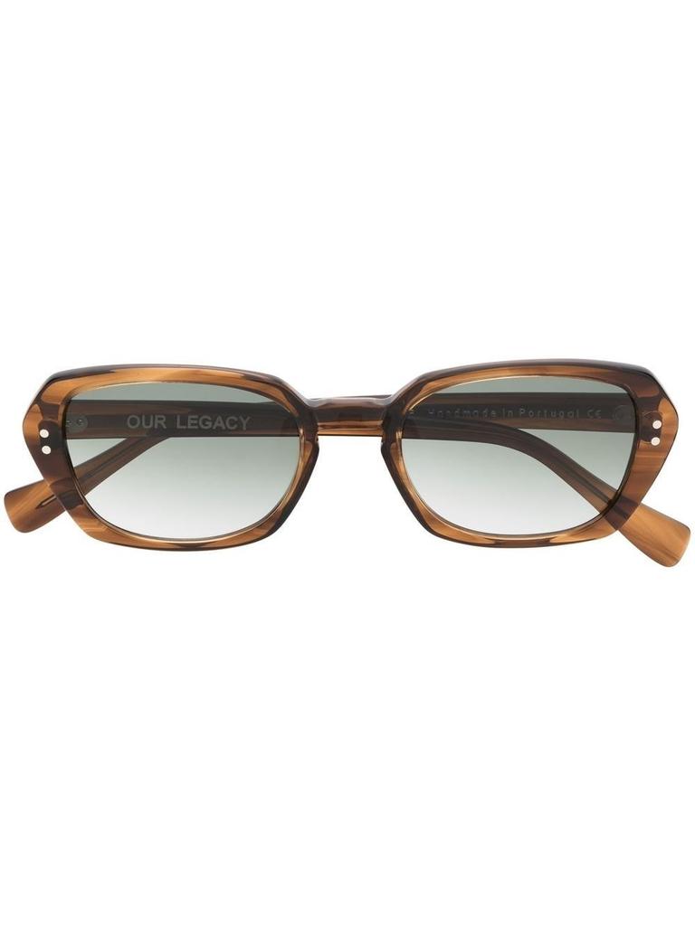 Our Legacy Our Legacy Earth Rectangle Frame Sunglasses