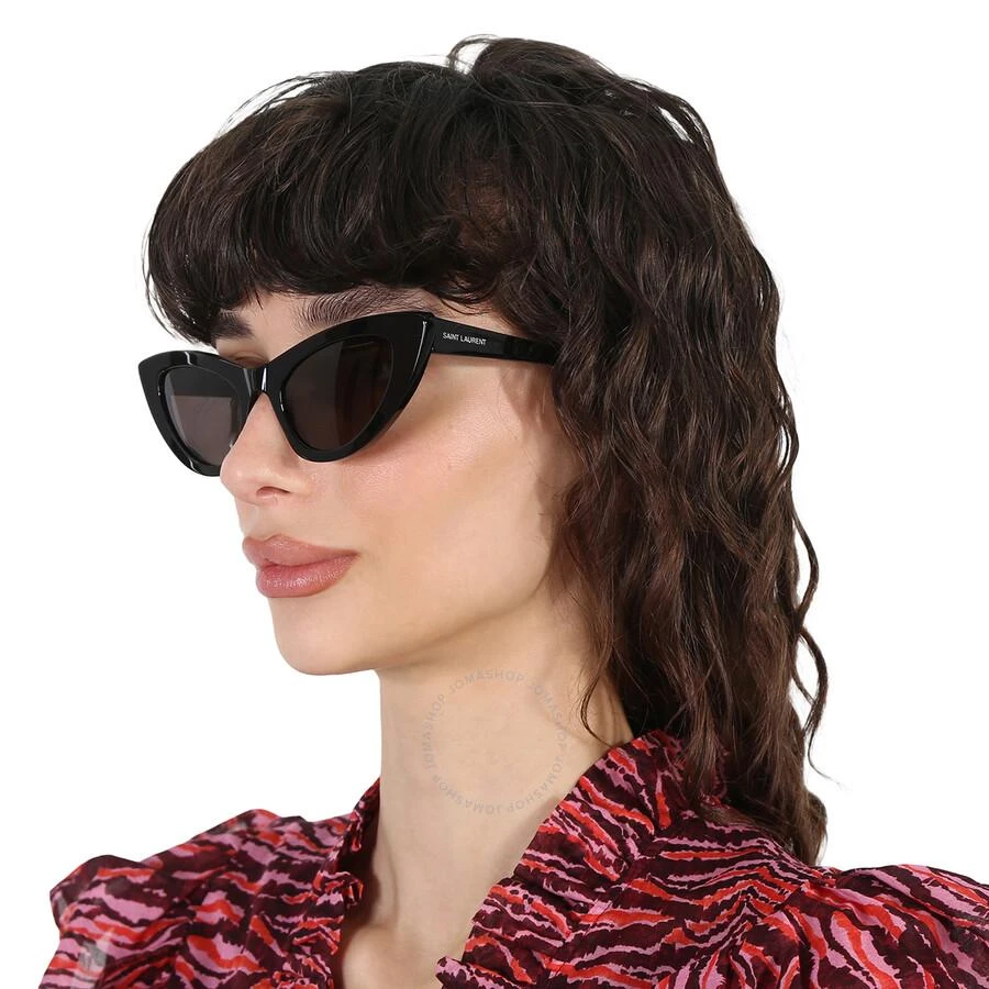 Yves Saint Laurent Grey Cat Eye Ladies Sunglasses SL 213 LILY 001 52 2