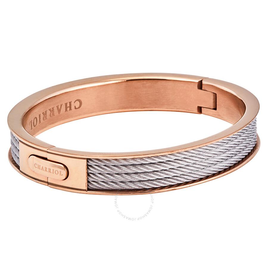 Charriol Rose Gold PVD Forever Bangle,