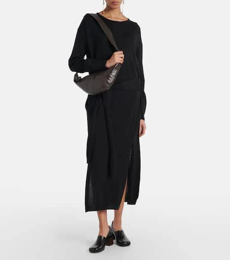 Lemaire Croissant Small faux leather shoulder bag 5