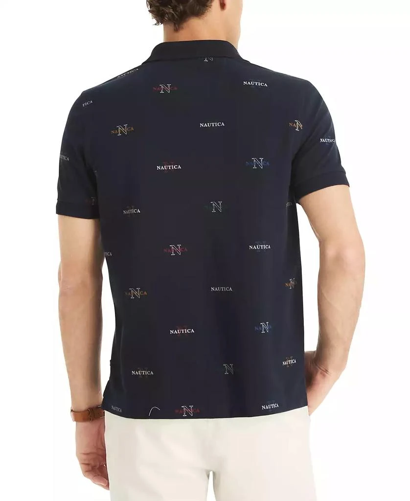 Nautica Men's Classic-Fit Logo-Print Performance Polo Shirt 2