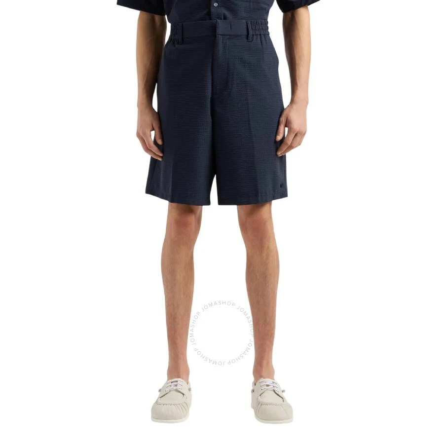 Emporio Armani Elasticated-Waist Chino Shorts 2