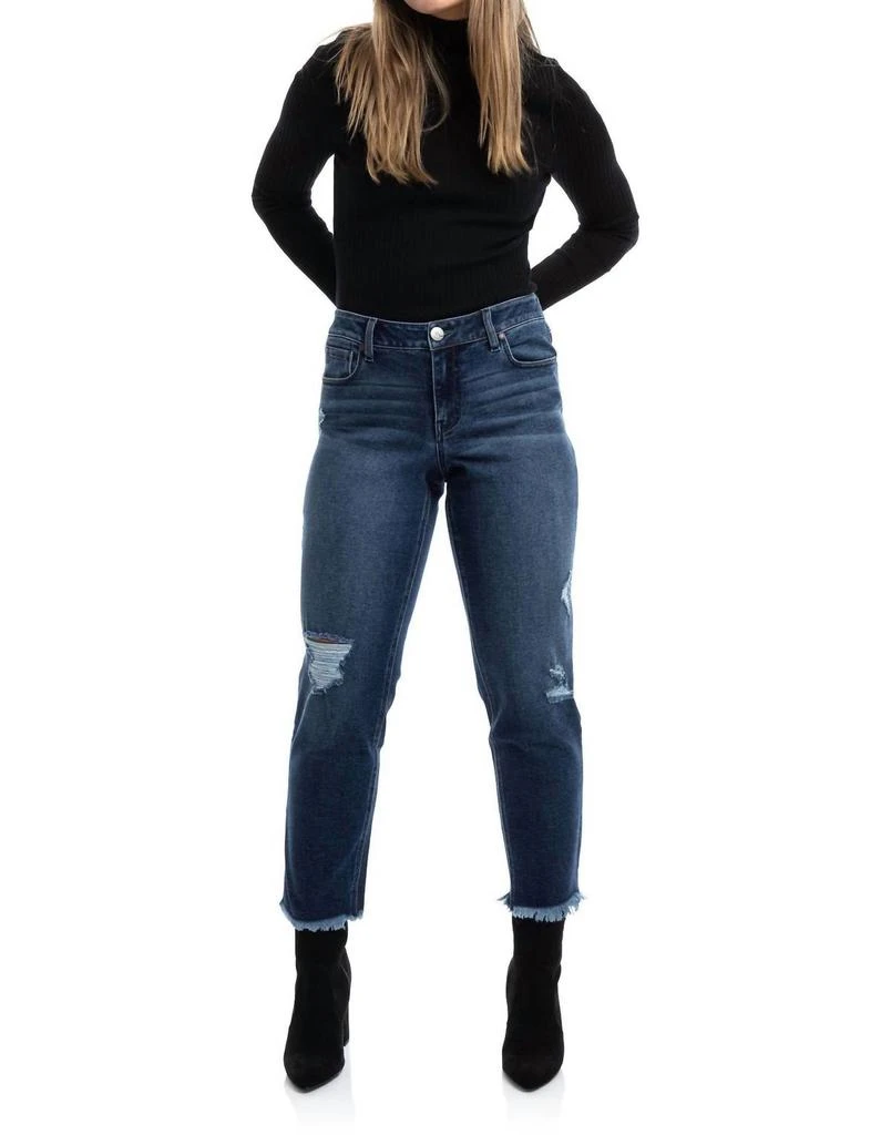 1822 Denim 1822 Denim - Eco Mid-rise Slim Girlfriend Jeans 1