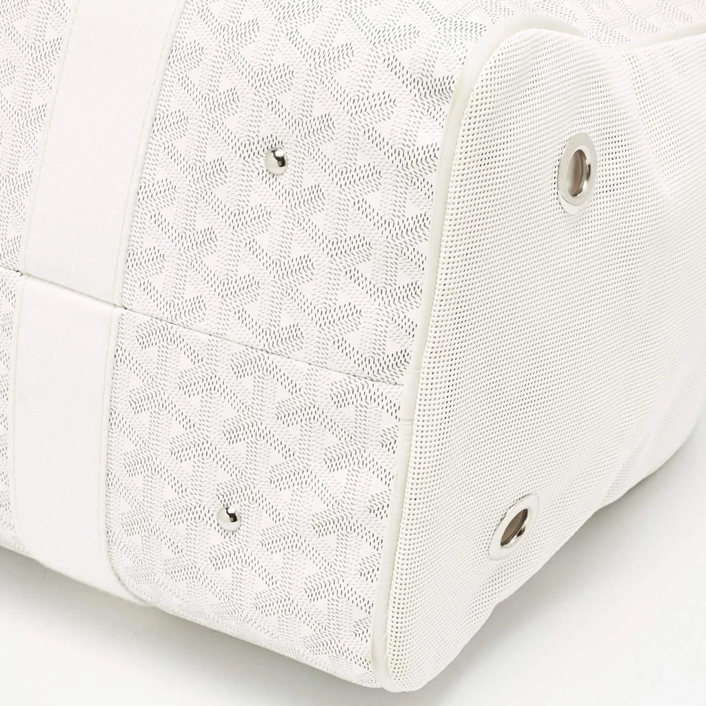Goyard Goyard White Goyardine Coated Canvas and Mesh Voltigeur Pet Carrier Bag 15