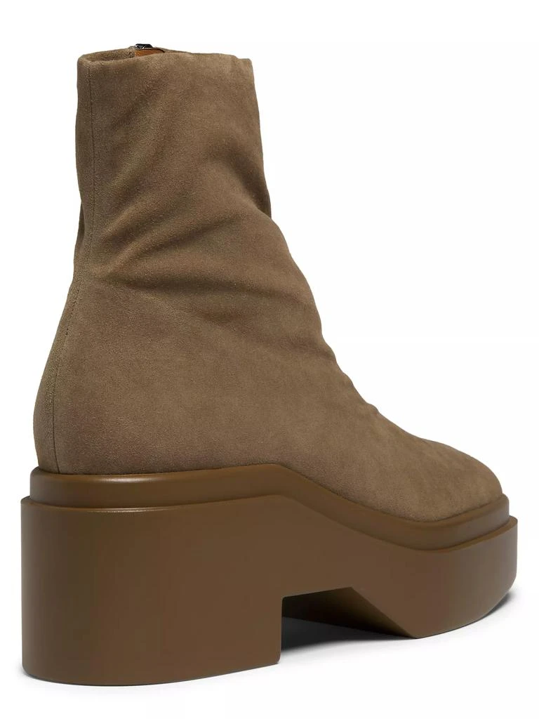 Clergerie Nelle3 Suede Platform Ankle Boots 3