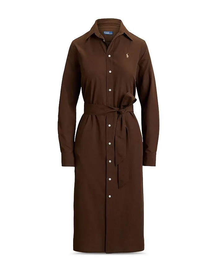 Ralph Lauren Cotton-Linen Belted Shirtdress 6