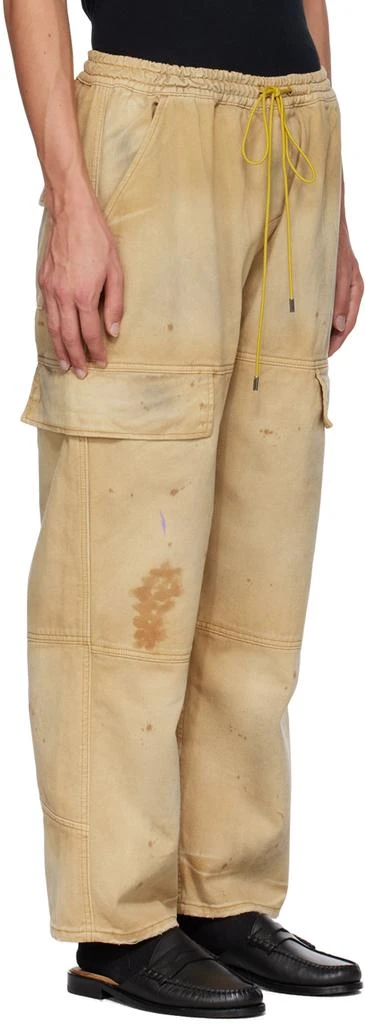 Rhude Beige Plateau Cargo Pants 2