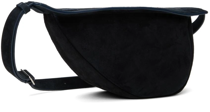 The Row Navy Small Slouchy Banana Bag 2