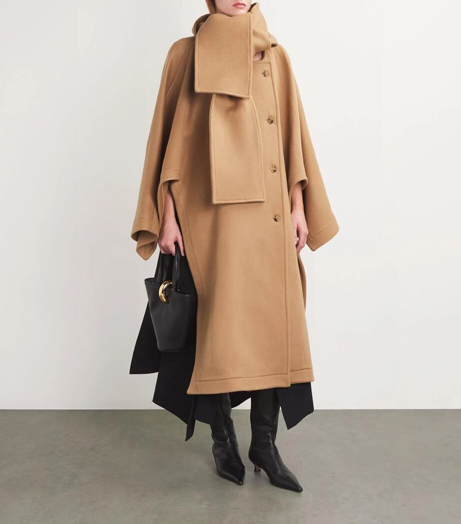 A.W.A.K.E. Mode Wool Poncho Coat 2