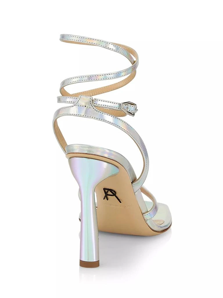 Paul Andrew 95 Strappy Crystal & Leather Sandals 3