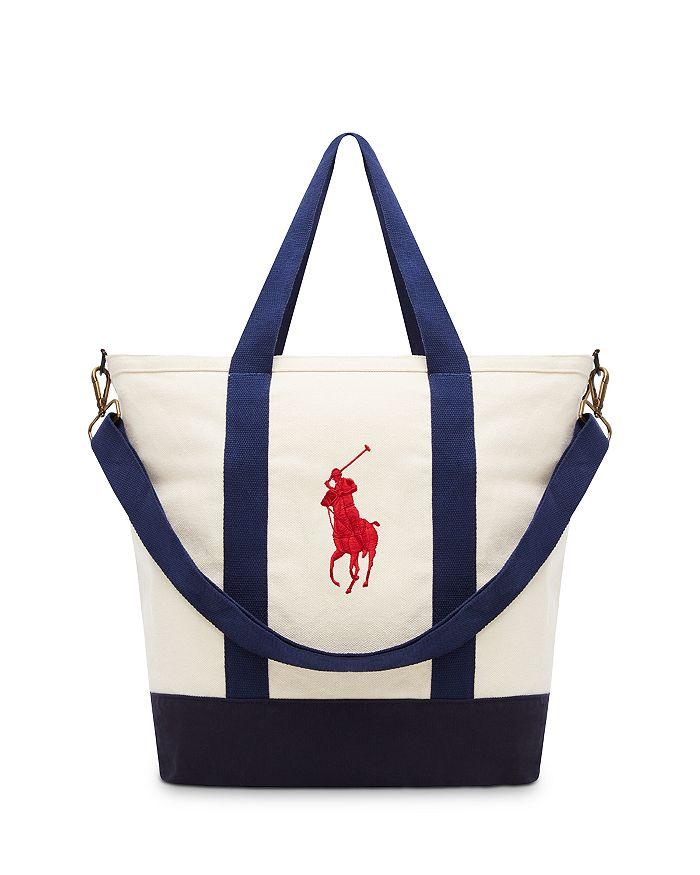 Ralph Lauren Large Pony Zip Tote