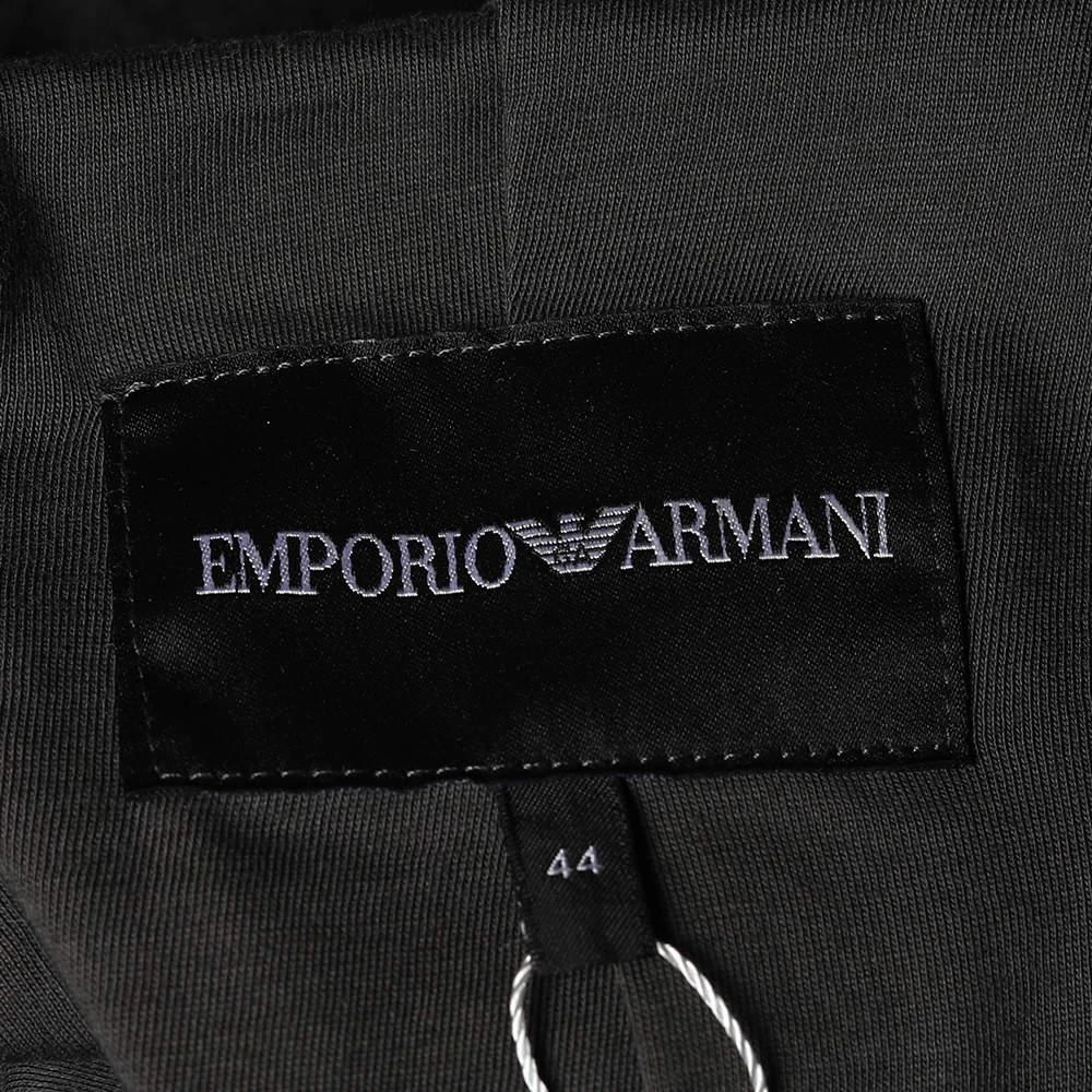 Emporio Armani Emporio Armani Grey Terry Zip Front Jacket M 5