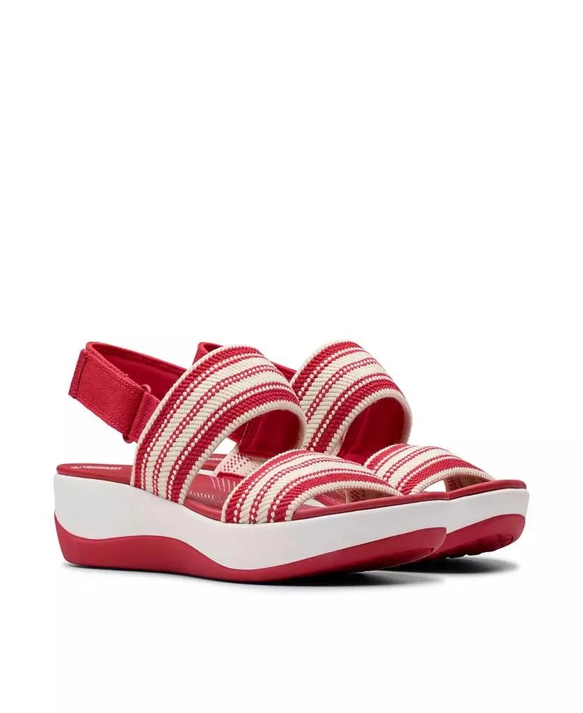 Clarks Cloudsteppers Women's Arla Stroll Riptape Flat Sandals 6