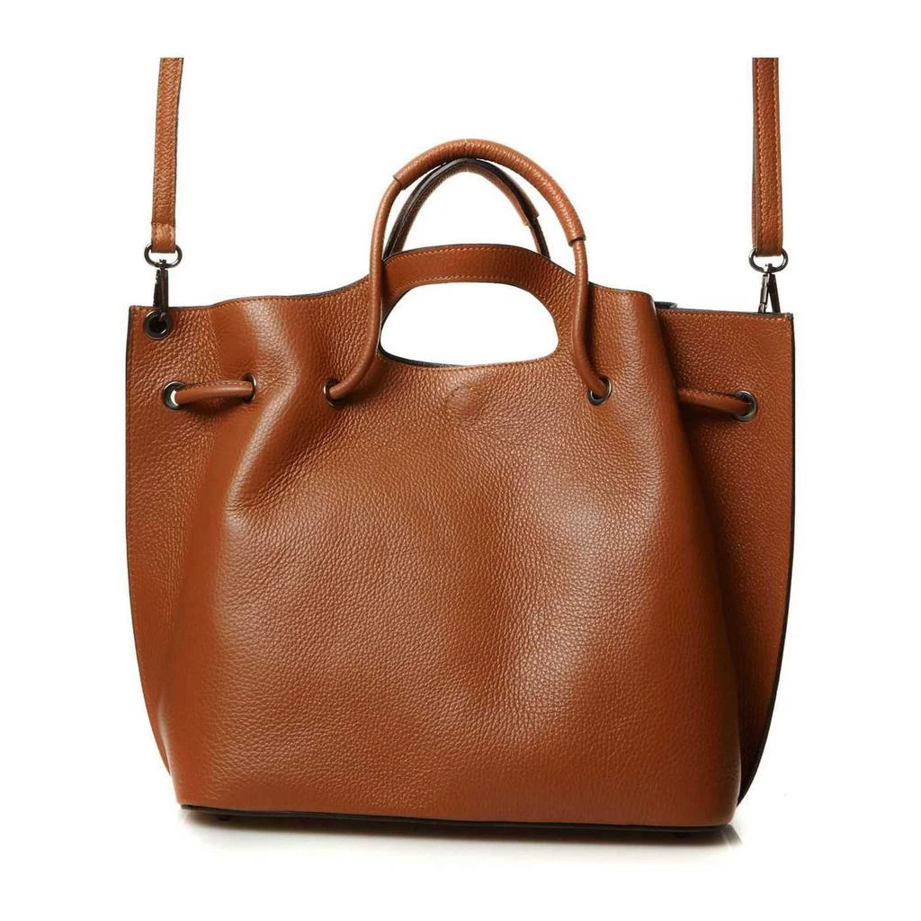 预计3周后发货 Maison Heritage Sac Cabas Prun - Camel - Femme 9