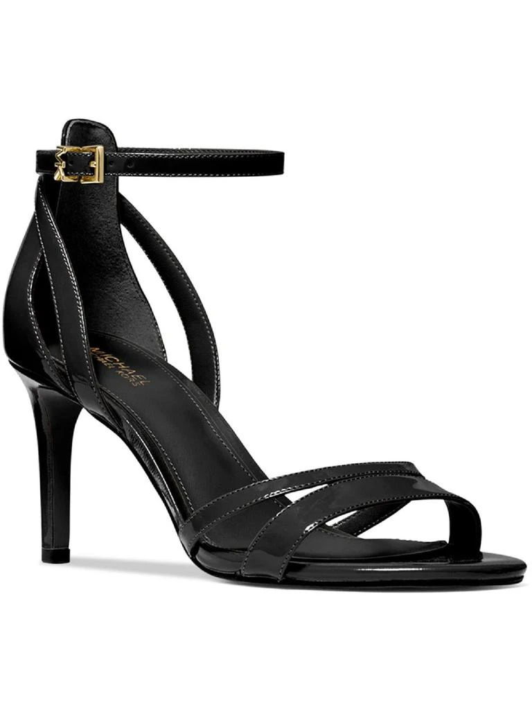 Michael Kors Kimberly Sandal Womens Patent Leather Cut out Ankle Strap 1