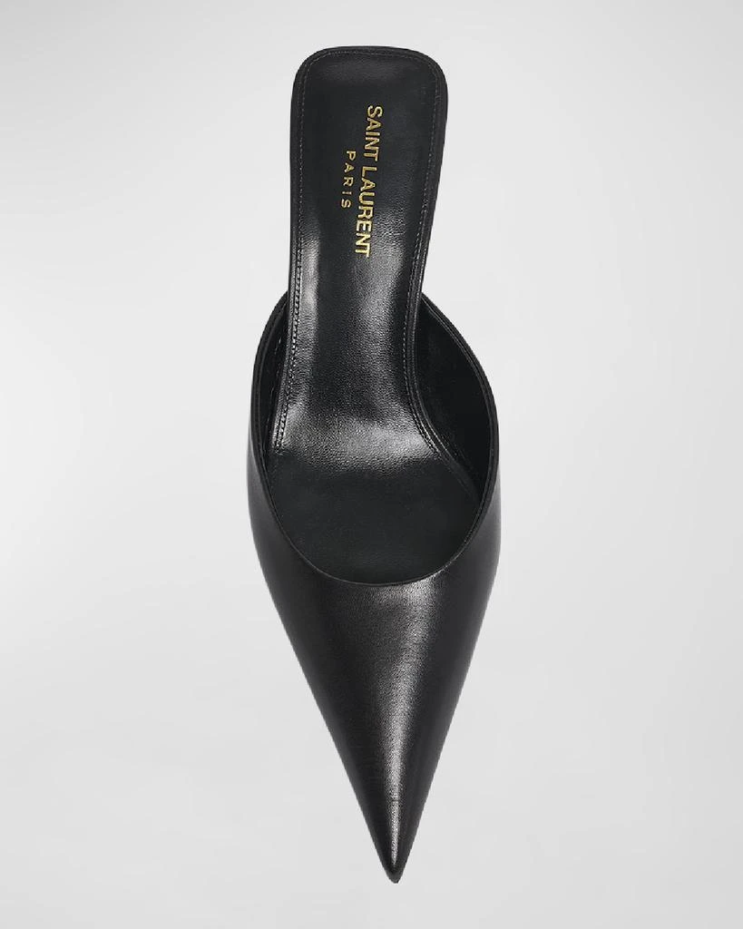 Yves Saint Laurent Barbara Leather Mule Pumps 5