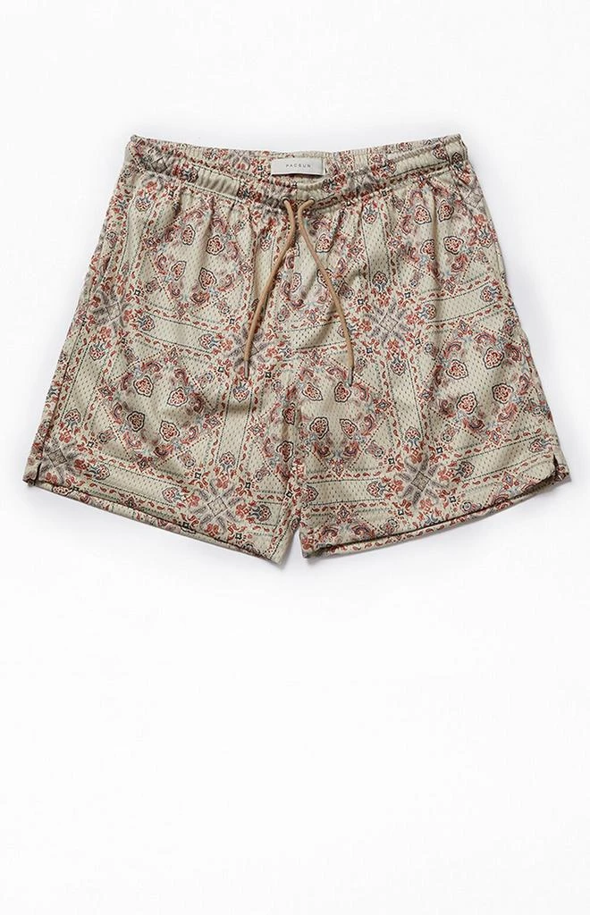 PacSun Bandana Mesh Basketball Shorts 1