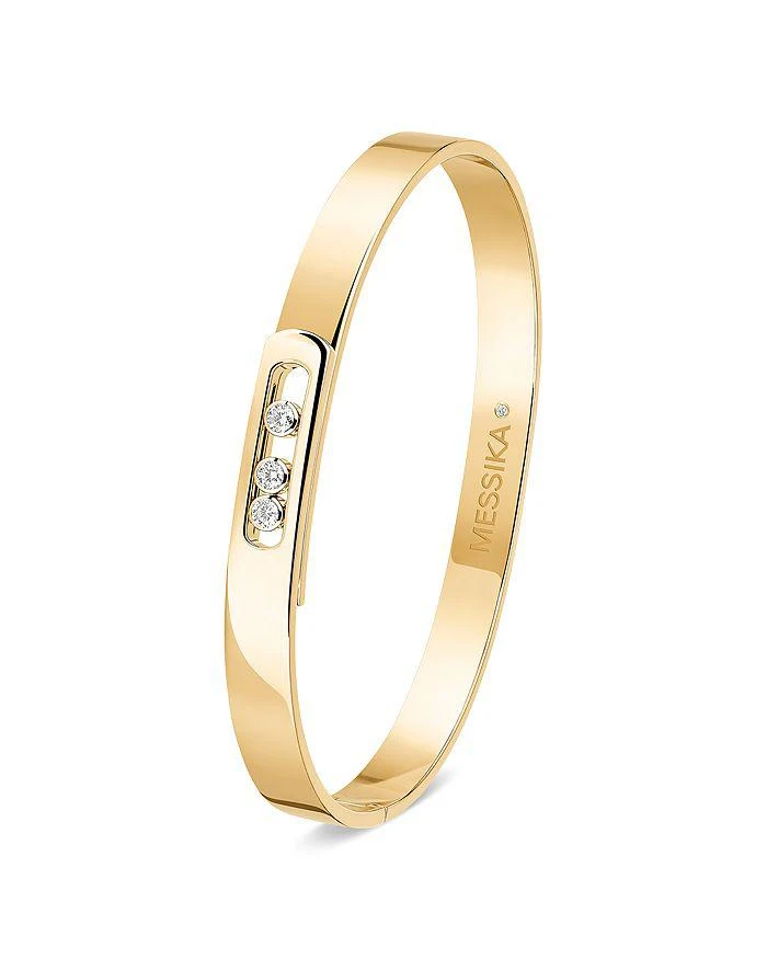 Messika 18K Yellow Gold Diamond Move Noa Bangle Bracelet, 0.15 tcw