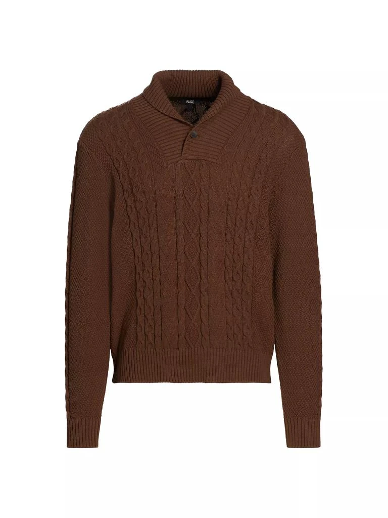 Paige Cobb Cable-Knit Sweater 1