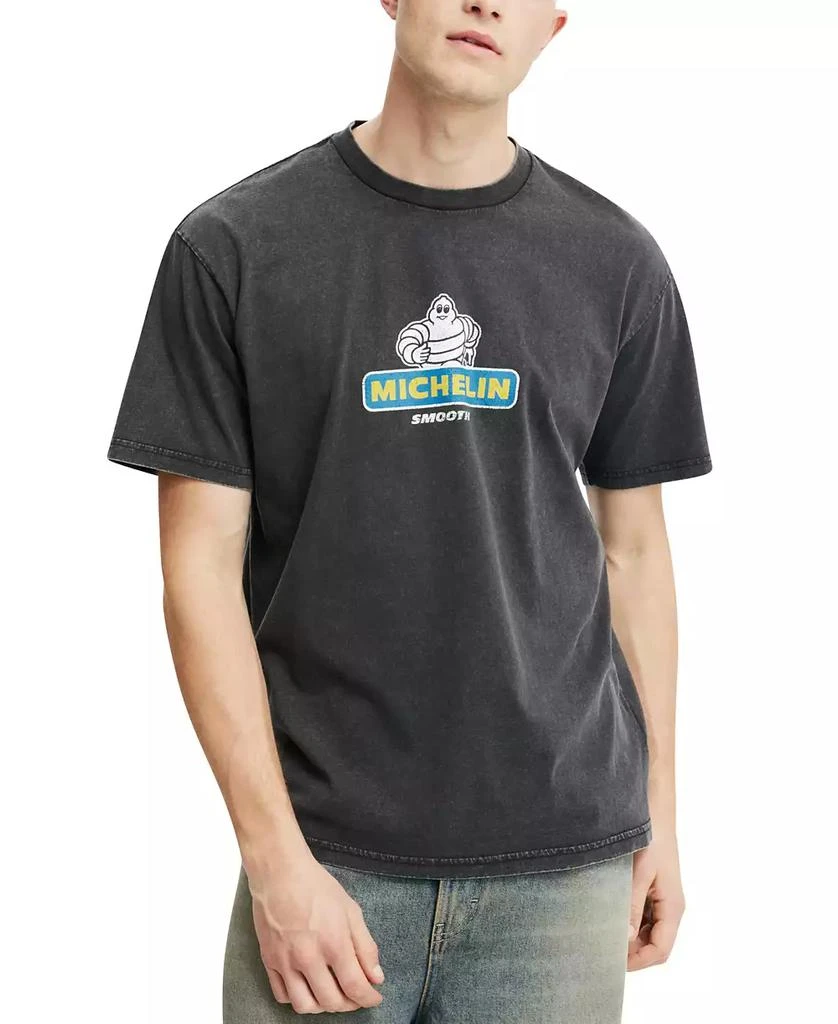 Cotton On Men's Michelin Loose Fit Short Sleeve T-Shirt 1